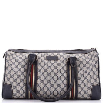 Gucci Convertible Duffle Bag GG Coated Canvas Medium