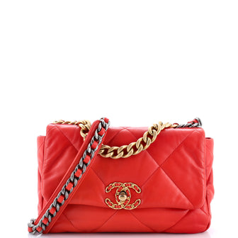 Chanel 19 Flap Bag Quilted Leather Medium