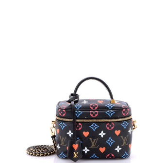 Louis Vuitton Vanity Handbag Limited Edition Game On Multicolor Monogram PM
