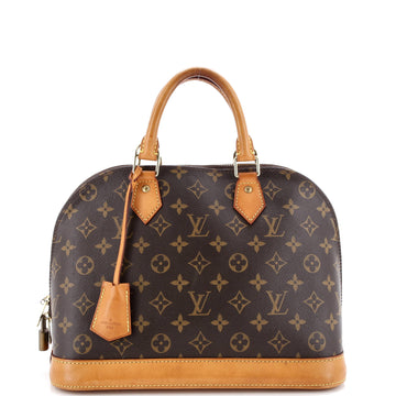 Louis Vuitton Alma Handbag Monogram Canvas PM