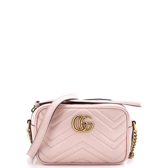 Gucci GG Marmont Shoulder Bag Matelasse Leather Mini