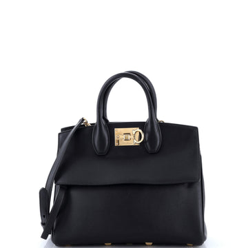 Salvatore Ferragamo Studio Satchel Leather Small
