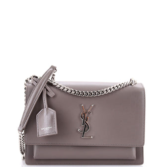 Saint Laurent Sunset Crossbody Bag Leather Medium