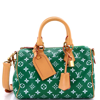 Louis Vuitton Speedy P9 Bandouliere Bag Monogram Leather 25