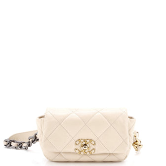Chanel 19 Belt Bag Quilted Leather