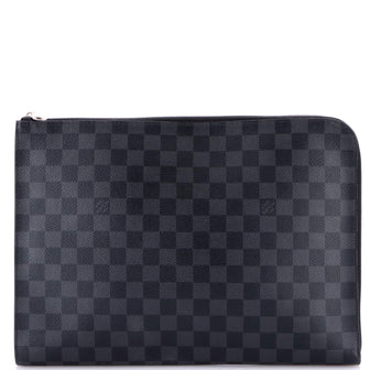 Louis Vuitton Zip Around Pochette Jour Damier Graphite GM