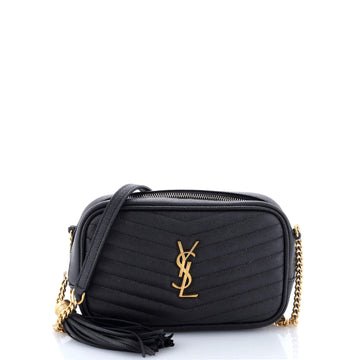 Saint Laurent Lou Camera Bag Matelasse Chevron Leather Mini