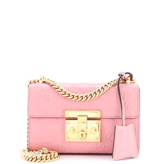 Gucci Padlock Shoulder Bag Guccissima Leather Small