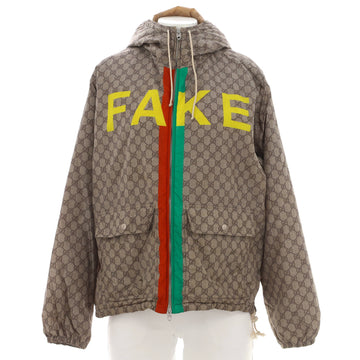 Gucci Men's Fake/Not Windbreaker Printed GG Polyamide
