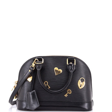 Louis Vuitton Alma Handbag Love Lock Epi Leather BB