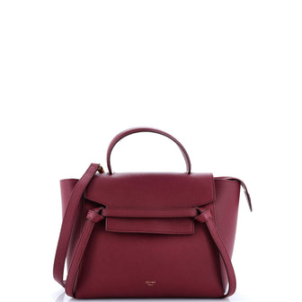 Celine Belt Bag Textured Leather Micro