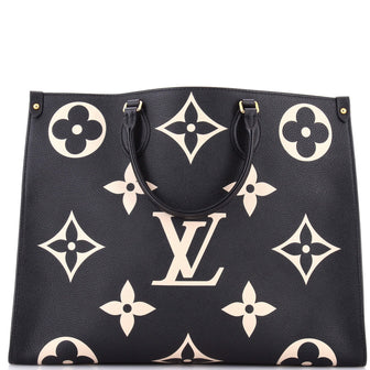 Louis Vuitton OnTheGo Tote Bicolor Monogram Empreinte Giant GM
