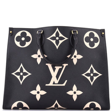 Louis Vuitton OnTheGo Tote Bicolor Monogram Empreinte Giant GM