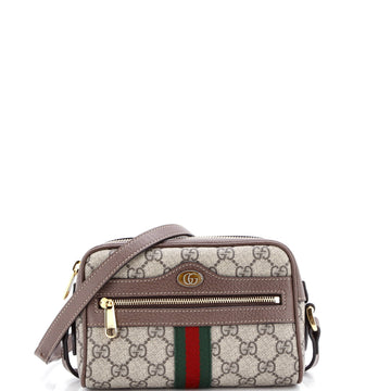 Gucci Ophidia Shoulder Bag GG Coated Canvas Mini