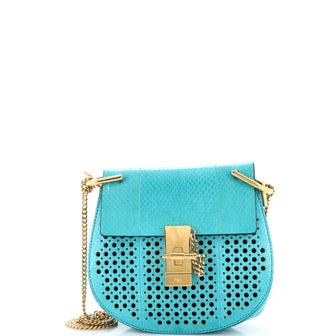 Chloe Drew Crossbody Bag Perforated Ayers Mini