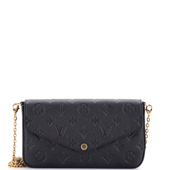 Louis Vuitton Felicie Pochette Monogram Empreinte Leather