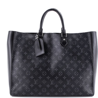 Louis Vuitton Grand Sac Bag Monogram Eclipse Canvas