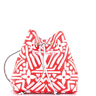 Louis Vuitton NeoNoe Handbag Limited Edition Crafty Monogram Giant MM