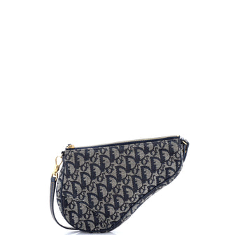Christian Dior Vintage Saddle Bag Diorissimo Denim Mini