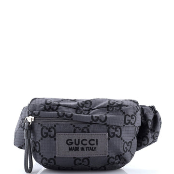 Gucci Ripstop Belt Bag GG Nylon and Leather