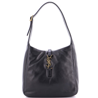 Saint Laurent Le 5 a 7 Supple Hobo Leather Small