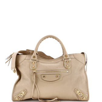 Balenciaga City Classic Metallic Edge Bag Leather Medium