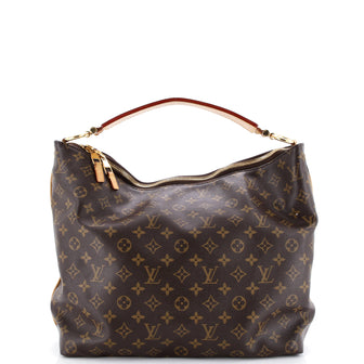 Louis Vuitton Sully Handbag Monogram Canvas MM