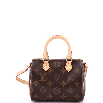 Louis Vuitton Speedy Bandouliere Bag Monogram Canvas Nano
