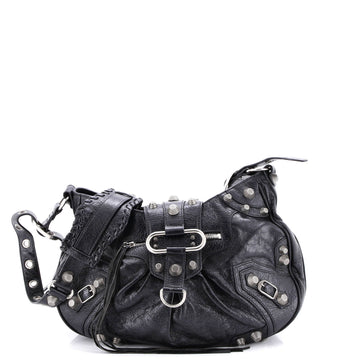 Balenciaga Le Cagole Giant Studs Shoulder Bag Leather Medium