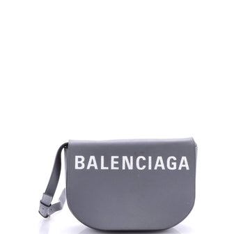 Balenciaga Logo Ville Day Bag Leather Small