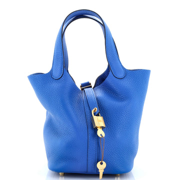 Hermes Picotin Lock Bag Clemence PM