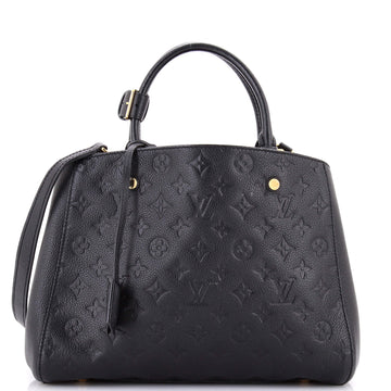 Louis Vuitton Montaigne Handbag Monogram Empreinte Leather MM