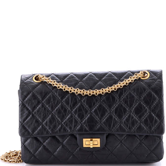 Chanel Reissue 2.55 Flap Bag Chevron Aged Calfskin 226