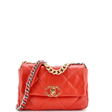 Chanel 19 Flap Bag Quilted Leather Medium