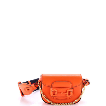 Gucci Horsebit 1955 Flap Wallet with Strap Leather