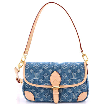 Louis Vuitton Diane NM Handbag LV Remix Monogram Denim