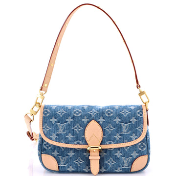 Louis Vuitton Diane NM Handbag LV Remix Monogram Denim
