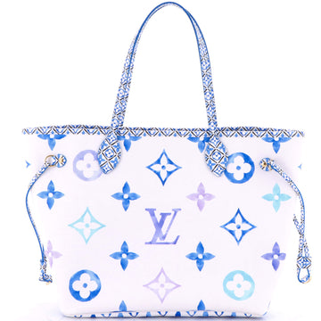 Louis Vuitton Neverfull NM Tote By The Pool Monogram Watercolor Giant MM