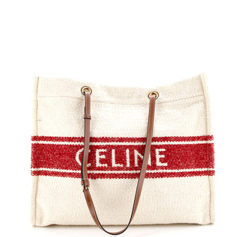 Celine Plein Soleil Squared Cabas Tote Canvas