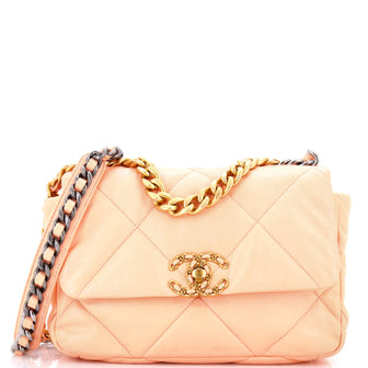 Chanel 19 Flap Bag Quilted Leather Medium