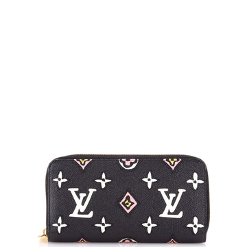 Louis Vuitton Zippy Wallet Wild at Heart Monogram Giant