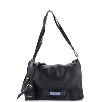 Prada Etiquette Flap Bag Glace Calf Medium