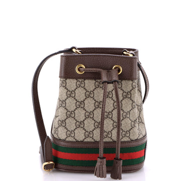 Gucci Ophidia Bucket Bag GG Coated Canvas Mini