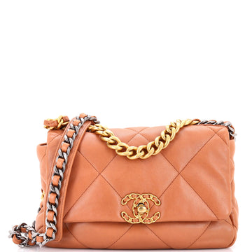 Chanel 19 Flap Bag Quilted Leather Medium
