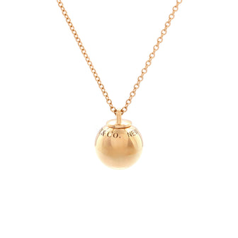 Tiffany & Co. HardWear Ball Pendant Necklace 18K Rose Gold 12.75mm