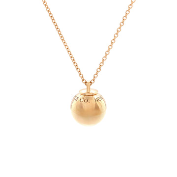 Tiffany & Co. HardWear Ball Pendant Necklace 18K Rose Gold 12.75mm