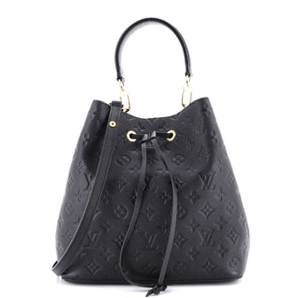 Louis Vuitton NeoNoe Handbag Monogram Empreinte Leather MM