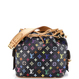 Louis Vuitton Petit Noe Handbag Monogram Multicolor