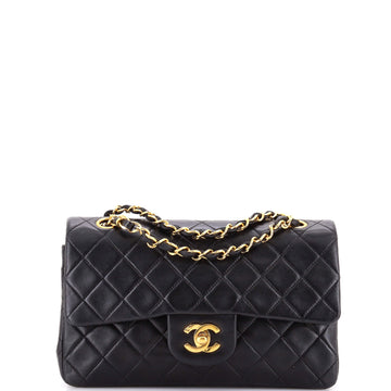 Chanel Classic Double Flap Bag Quilted Lambskin Small