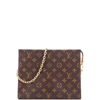 Louis Vuitton Toiletry Pouch on Chain Monogram Canvas